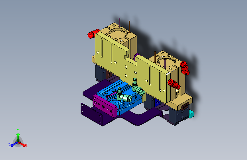 2018SOLIDWORKS03001 剪刀运动机构