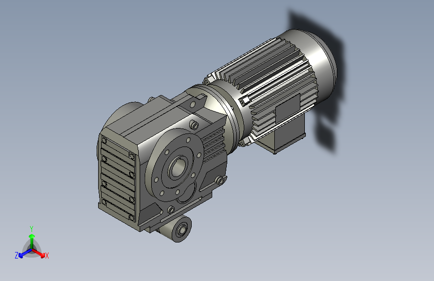 FKA57T-20-1.5KW-_带扭力臂--空心轴安装