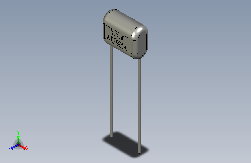 Metal Film Capacitor 0.0022uF 2.2nF