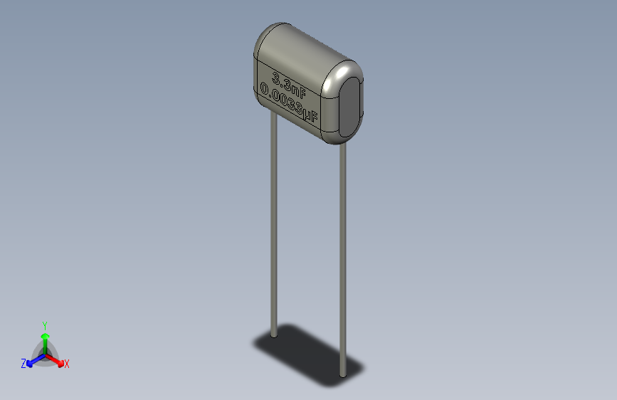 Metal Film Capacitor 0.0033uF 3.3nF