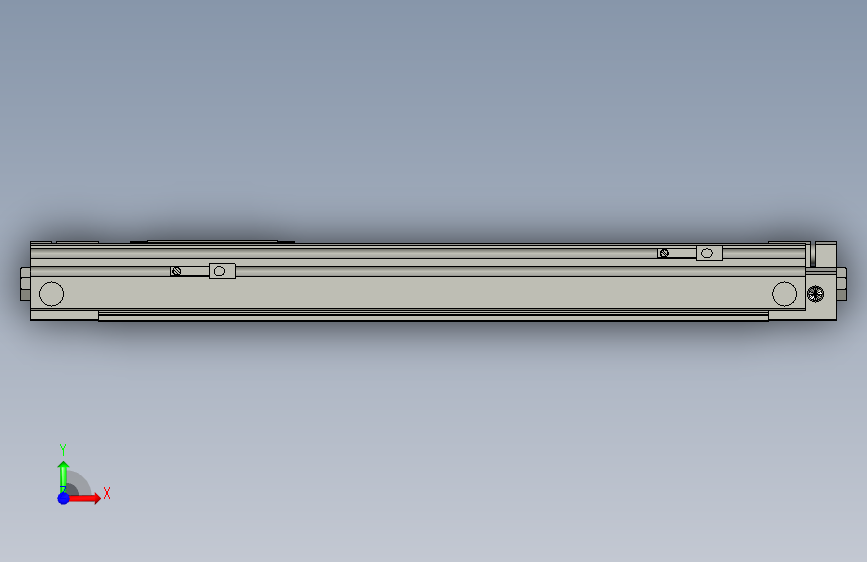 MXY8-150C-M9NVL 气缸 SMCbb 正面视图