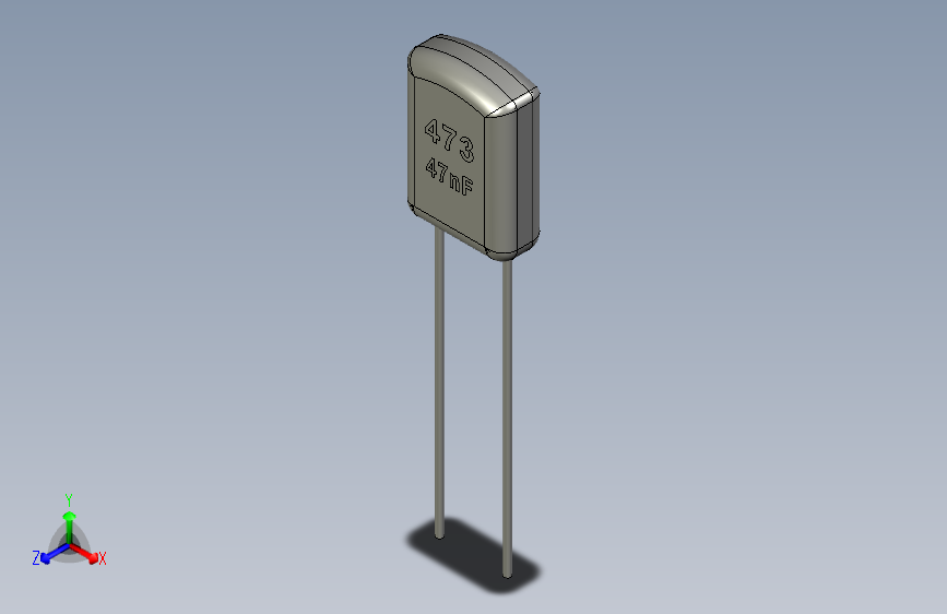 Polyester Film Capacitor 47nF 473
