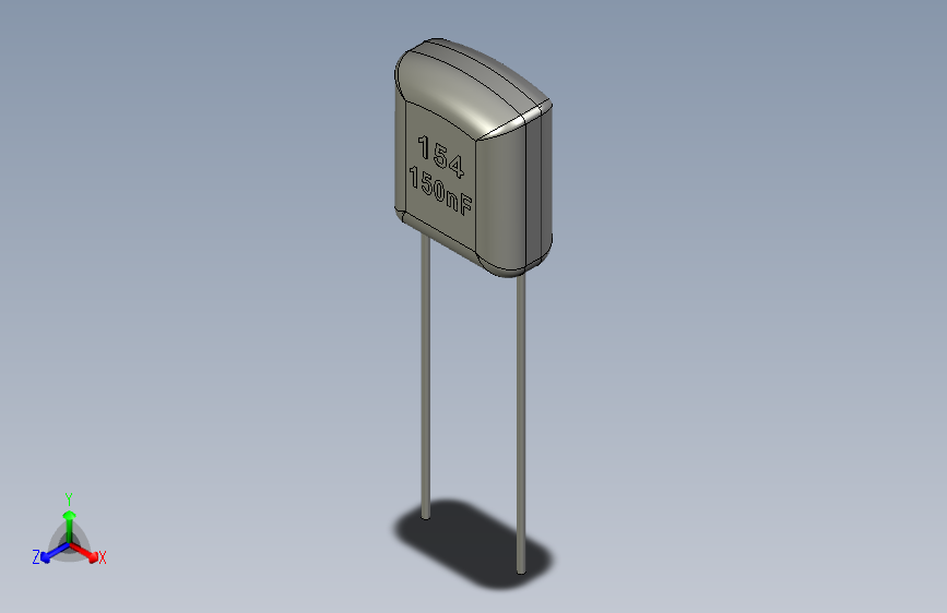 Polyester Film Capacitor 150nF 154
