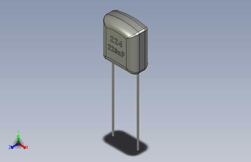 Polyester Film Capacitor 220nF 224