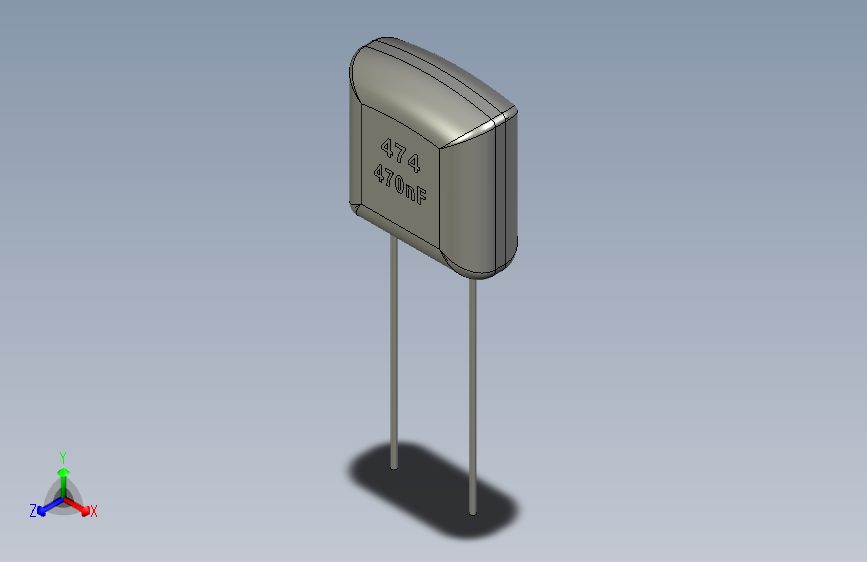 Polyester Film Capacitor 470nF 474