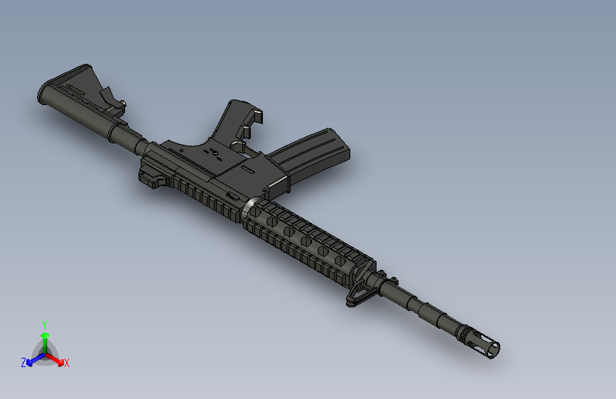 0901-M4a1 配备 ACOG=步枪、手枪仅限虚拟游戏设计，不可制作实物，否则后果自负