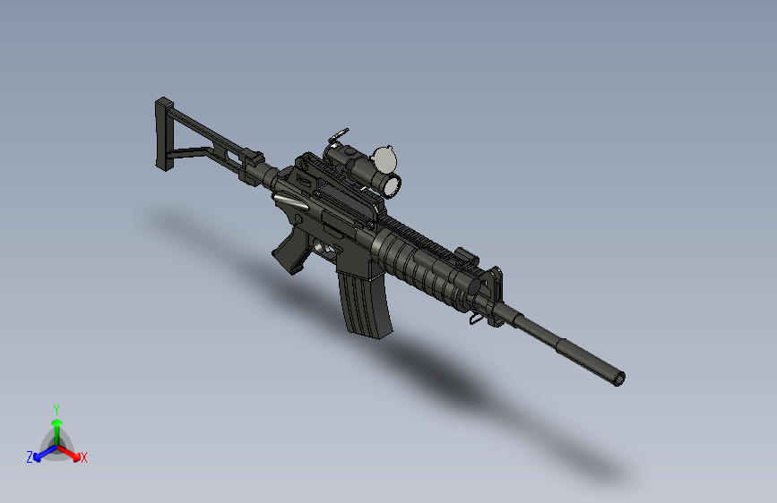 0899-M4A1 定制=步枪、手枪仅限虚拟游戏设计，不可制作实物，否则后果自负