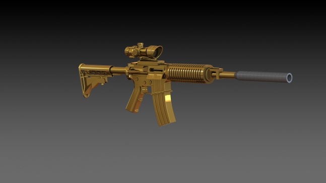 0898-M4A1 (3)=步枪、手枪仅限虚拟游戏设计，不可制作实物，否则后果自负
