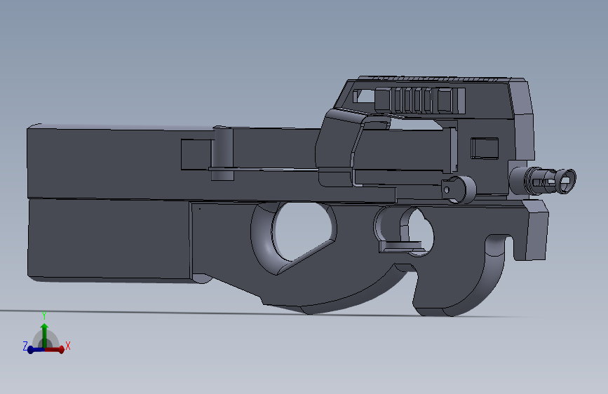 0882-Fn P90 (2)=步枪、手枪仅限虚拟游戏设计，不可制作实物，否则后果自负