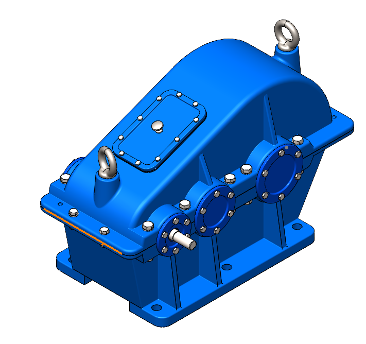 二级圆柱直齿轮箱