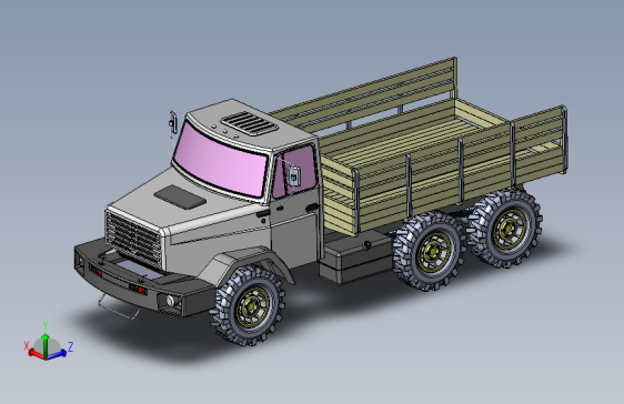 ZIL-131苏联6×6载重卡车