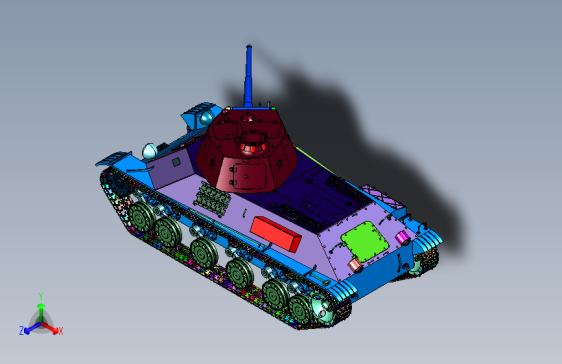 苏联红军的制式T-50式轻型坦克