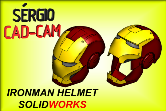 Ironman Helmet Solidworks