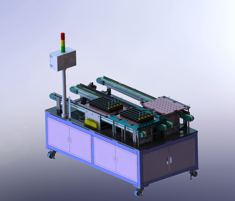马达转子滴漆机机器人自动上料