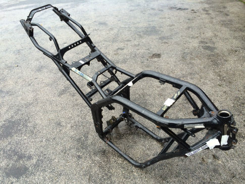 G056421-雅马哈FZ车架逆向工程=车架底盘悬架悬挂