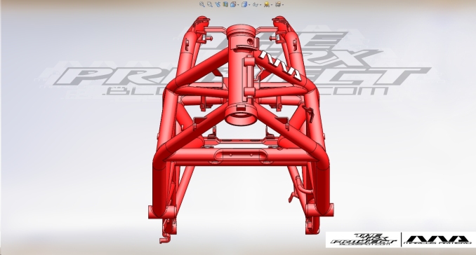 G056420-雅马哈 TRX 850 攀爬架=车架底盘悬架悬挂