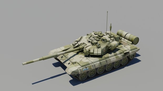 ESR-190K主战坦克 🛡️📘 _ 教育3D参考模型