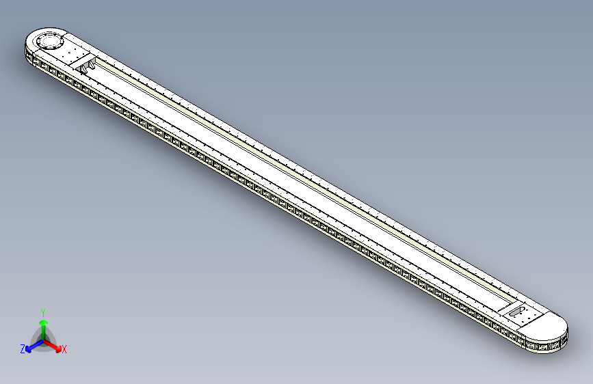 精密环形导轨输送线 80mm节距 L=4800mm