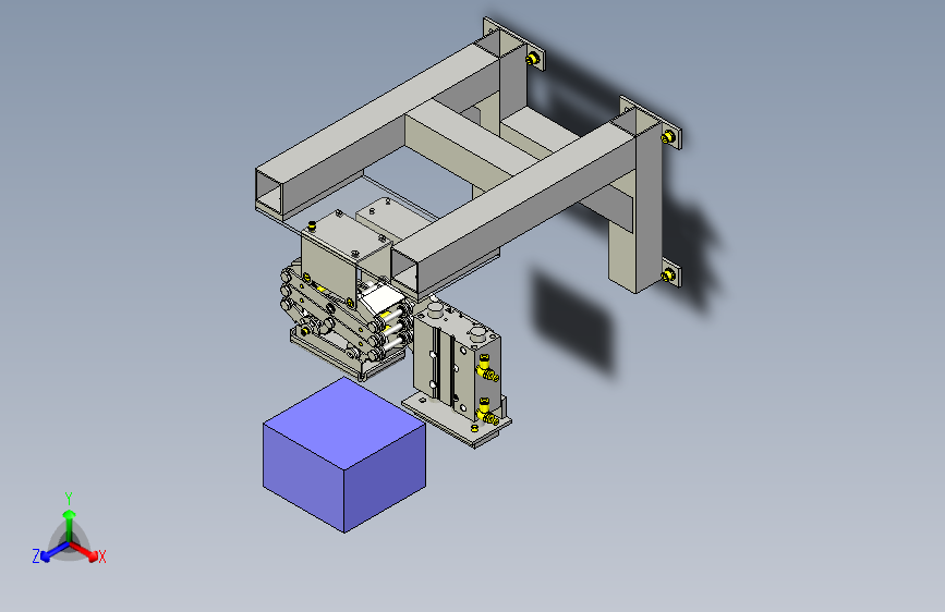 千斤顶3D图模型