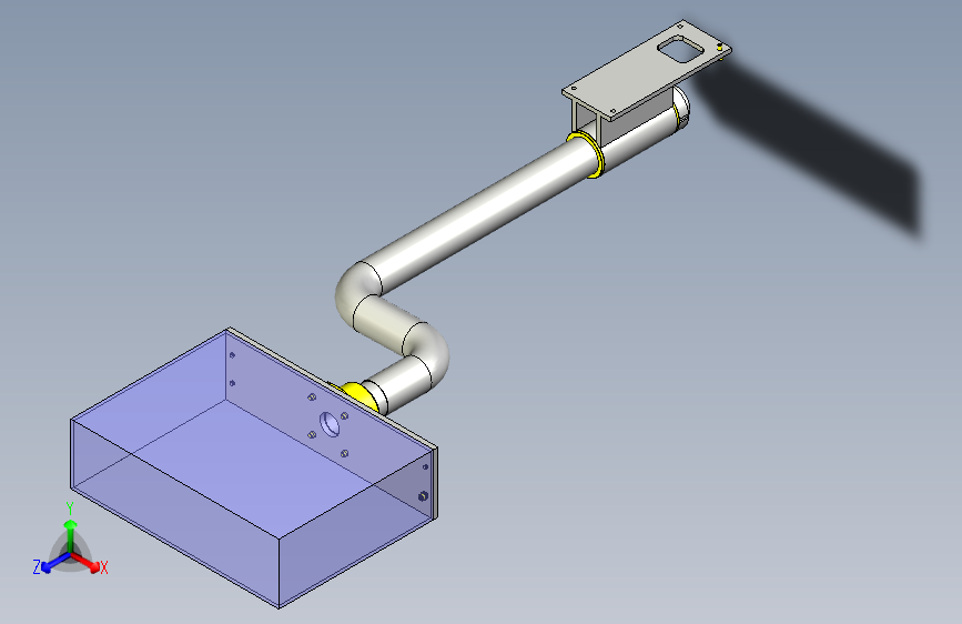 一款操作面板调整机构3D模型