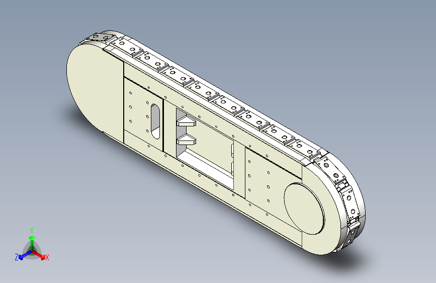 精密环形导轨输送线 120mm节距 L=960mm