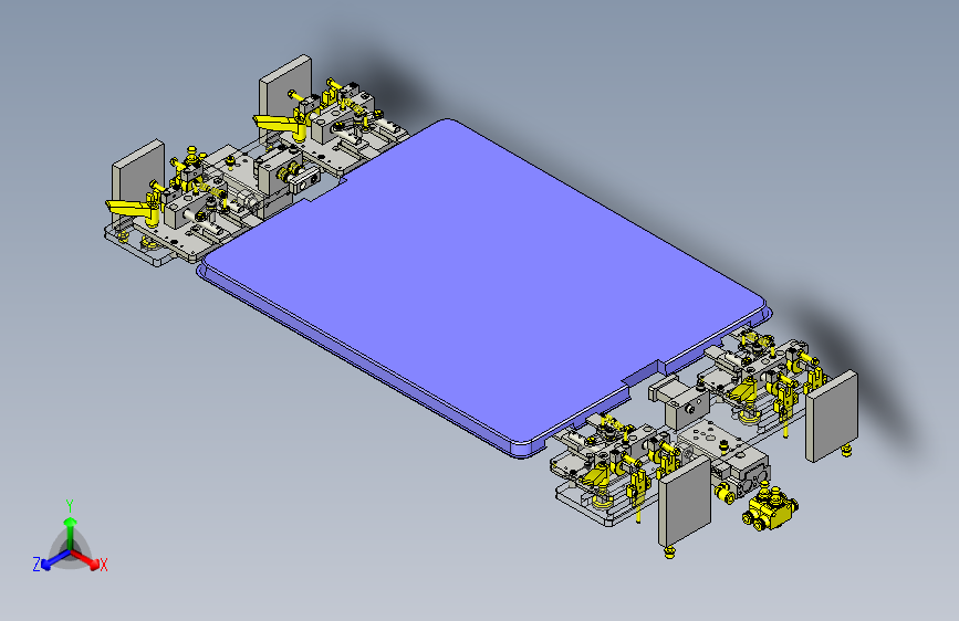 一款层叠托盘的分离3D模型