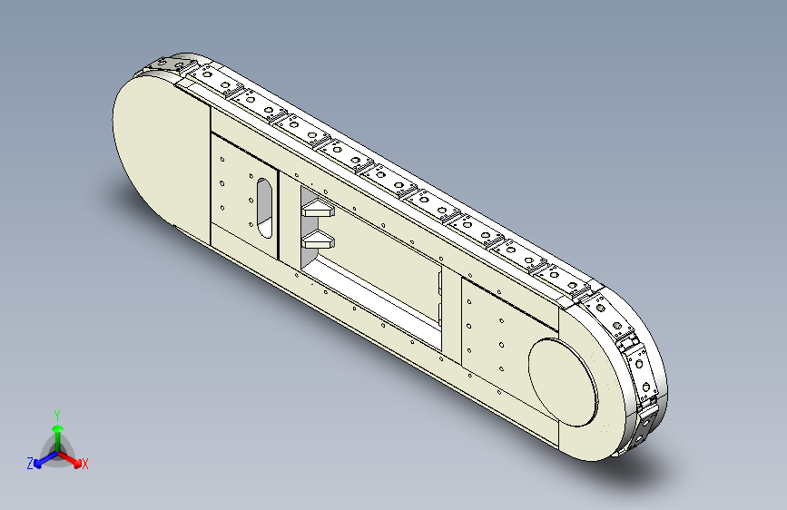 精密环形导轨输送线 120mm节距 L=1080mm