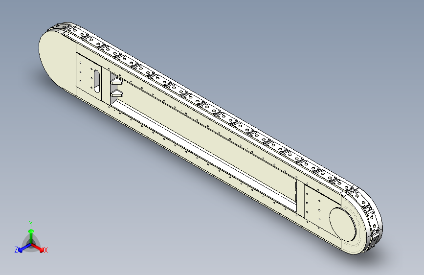 精密环形导轨输送线 120mm节距 L=2040mm