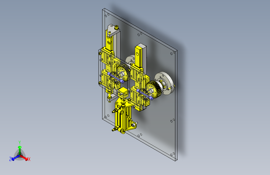 一款反转机构3D模型