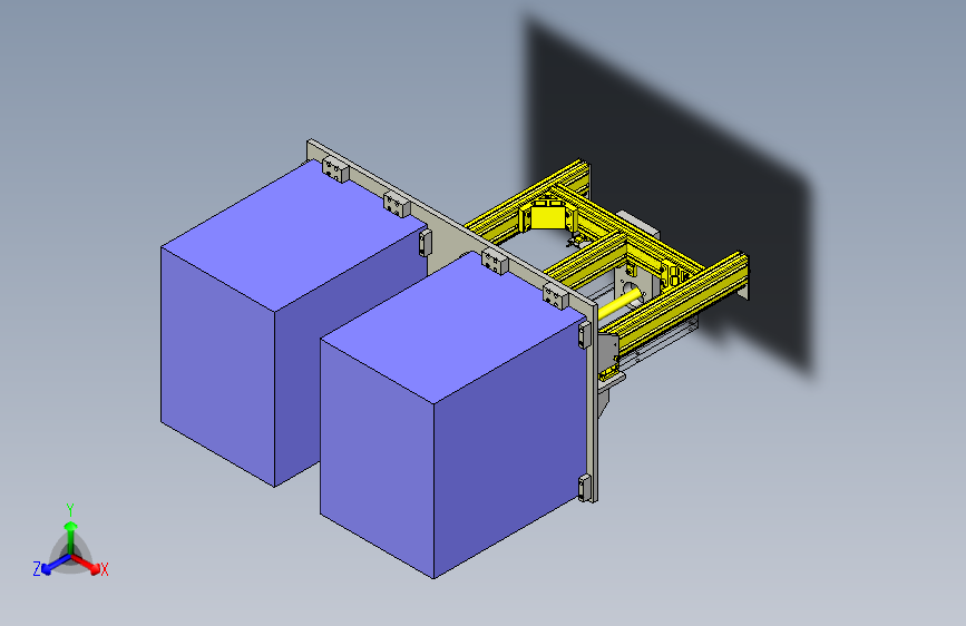 一款料架升降机3D模型