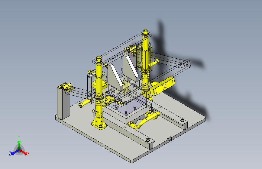 一款手动特性检查机构3D图模型