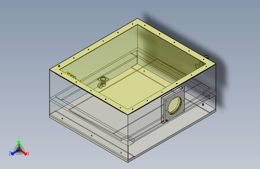 一款水面检视窗3D图模型