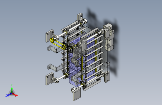 一款托盘升降机3D模型