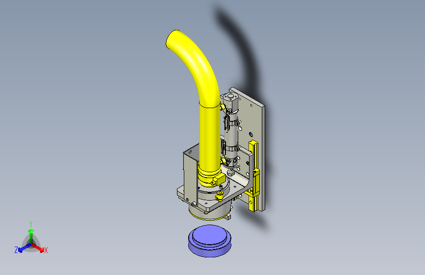 一款异物吸取机构3D模型