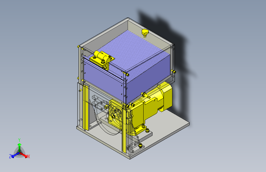 一款圆棒工件的切断3D图模型