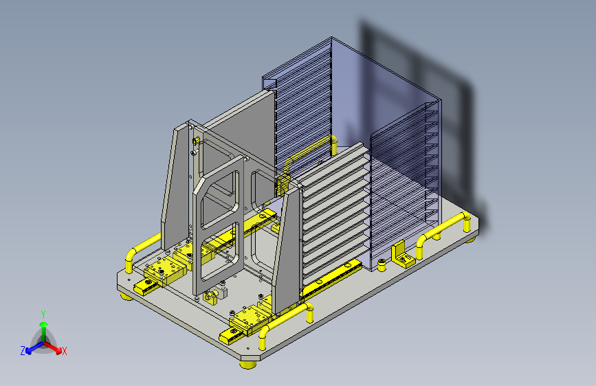 一款组装精度检查夹具3D图模型