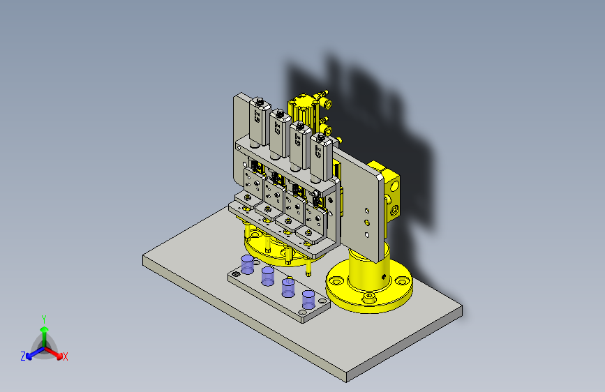 一种产品高度测定3D图纸