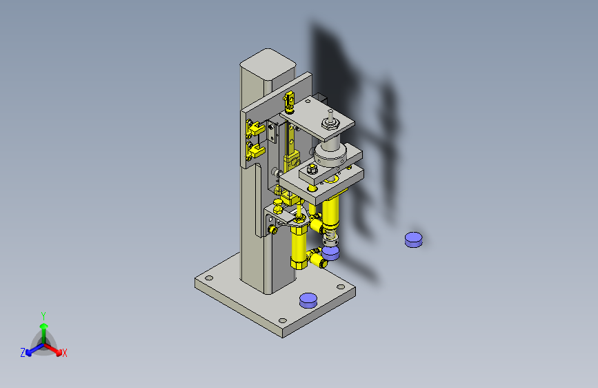 一种高度偏差检查组件3D图模型