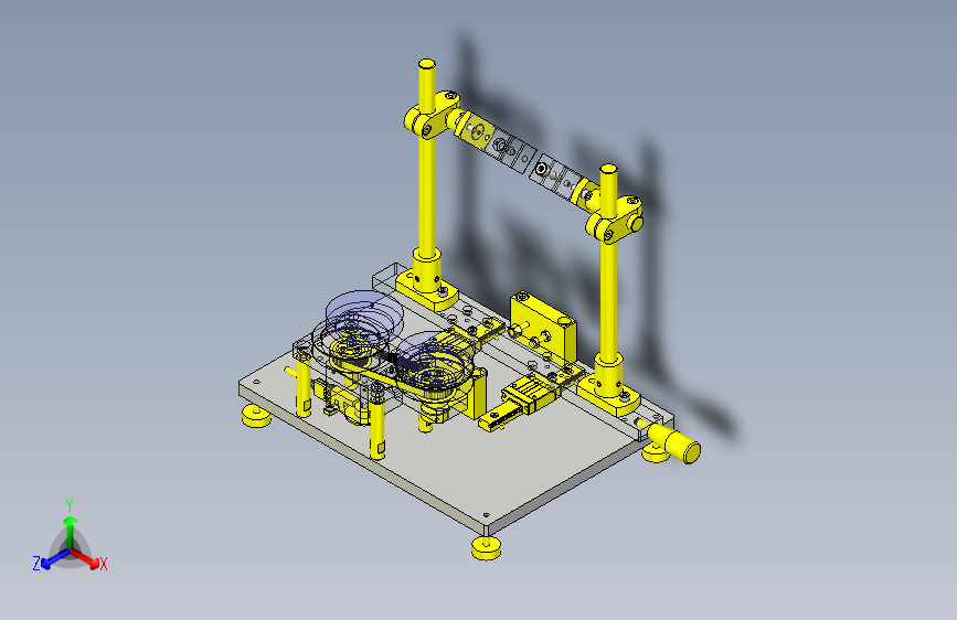 一种液体涂抹夹具3D图纸