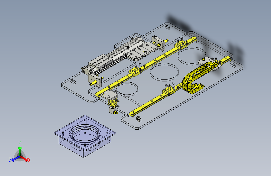 一种移动式激光标识器3D图纸
