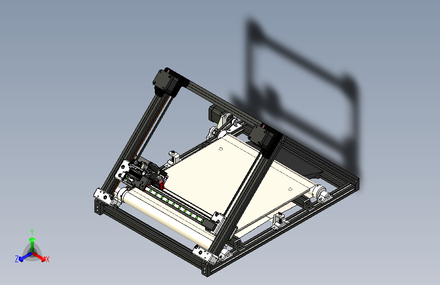 G040290-低成本定制输送带3D打印机运动系统CNC开源=输送机