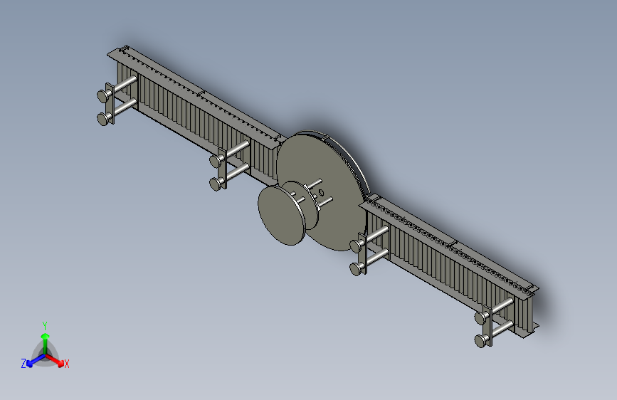 G040405-方向改变输送带在SolidWorks中的设计=输送机