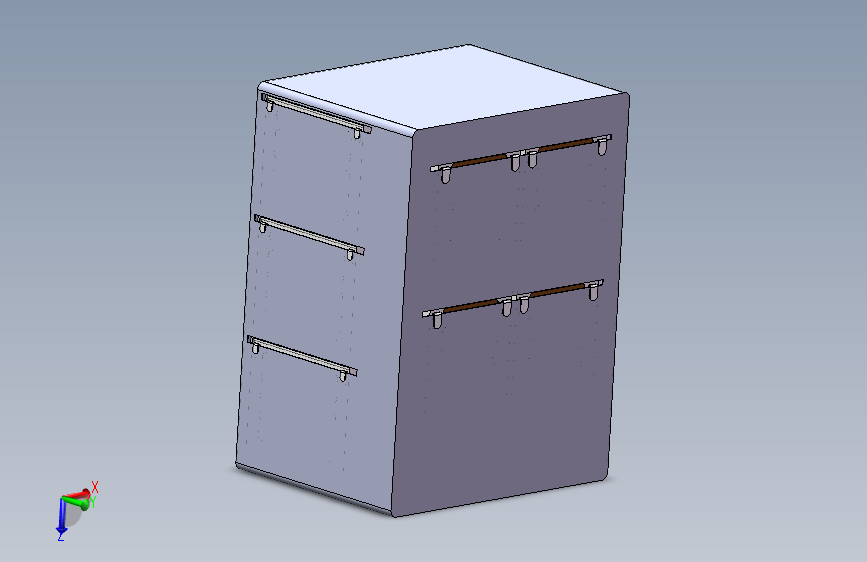 电子机箱结构设计 说明书+cad）