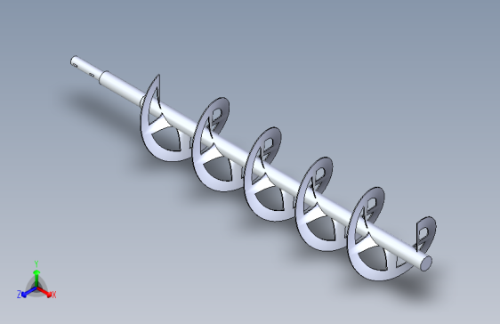 G042949-在SolidWorks中设计螺旋输送机=输送机