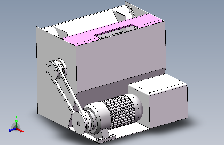 瓜果切片切丝机只做切丝 cad+论文)