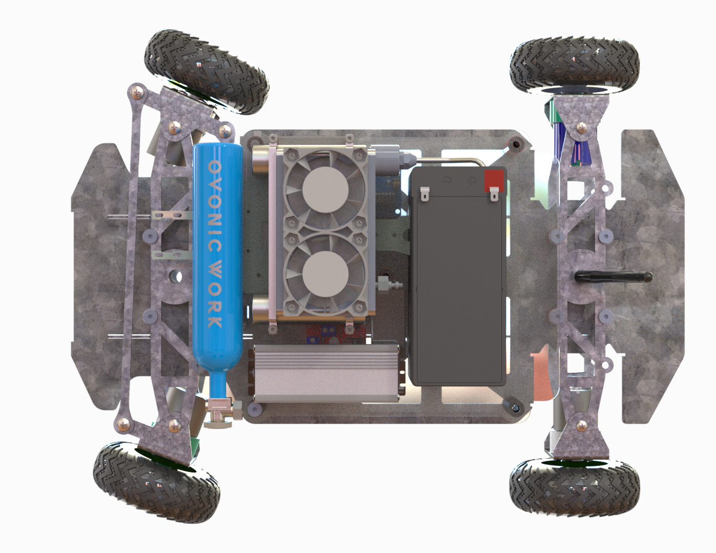全轮驱动四轮编程小车