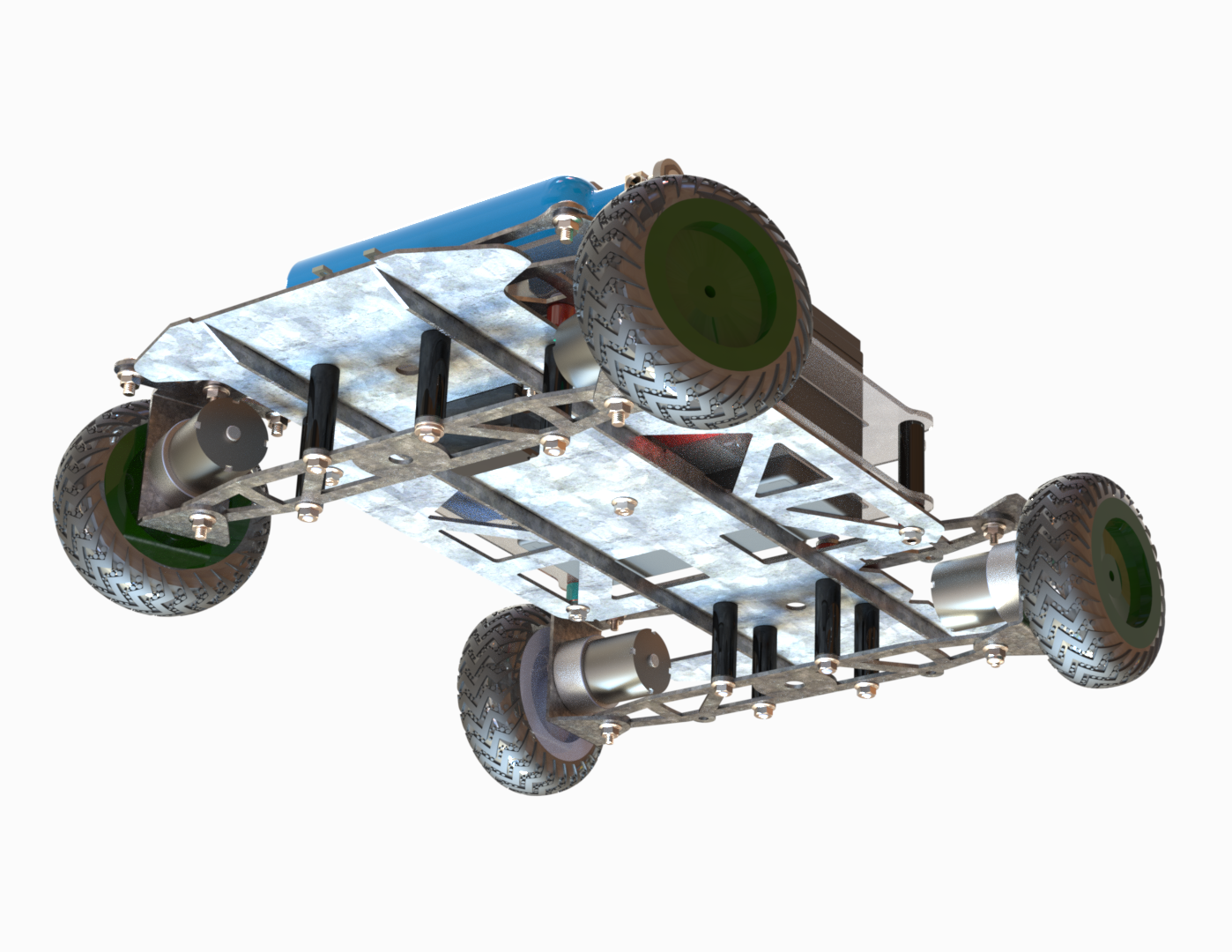 全轮驱动四轮编程小车