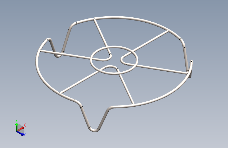 前2号电线架部分 _ SolidWorks练习