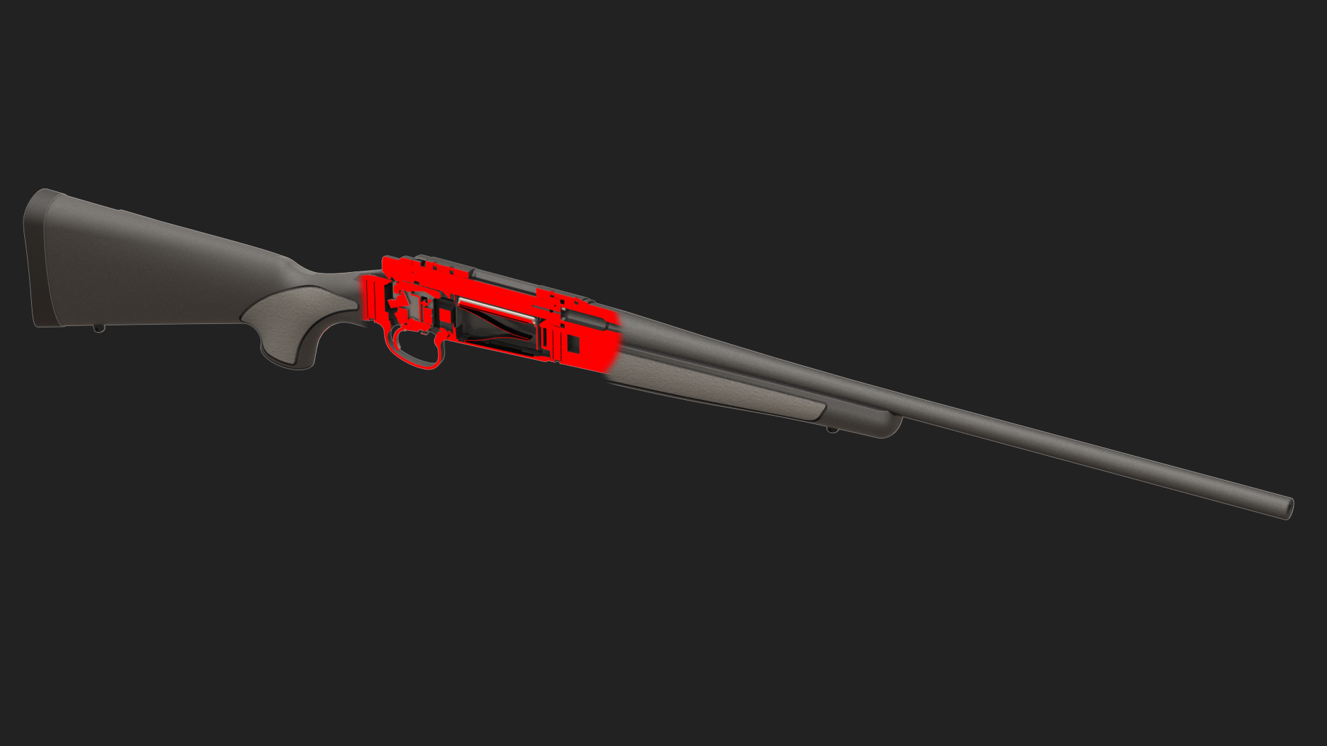 0153-雷明顿+700+型=仅限虚拟游戏设计,不可制作实物,否则后果自负