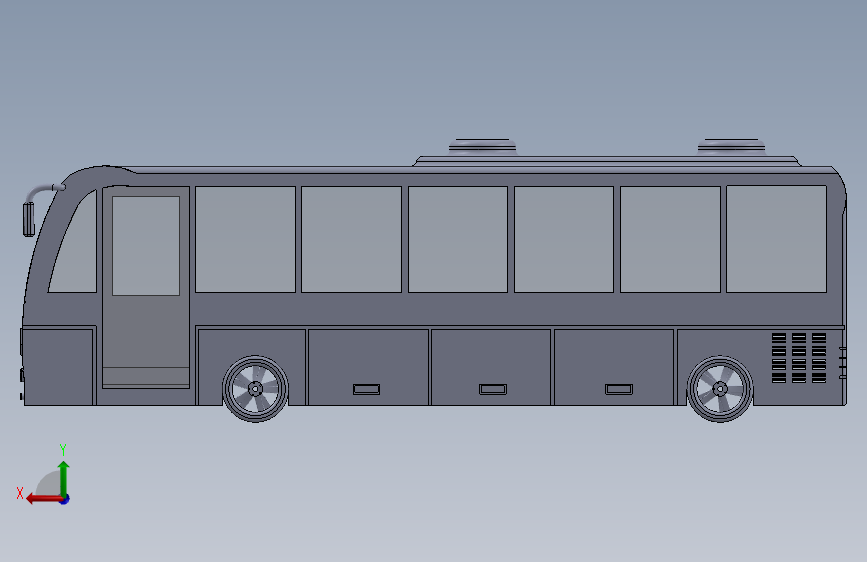 G057274-巴士 (10)=巴士大巴汽车 背面视图